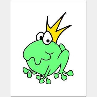 Frog King Posters and Art